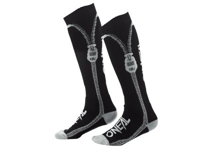 Oneal ponožky ZIPPED BLACK