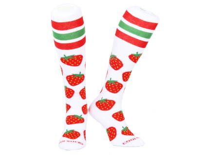 Coolsocks podkolenky Slim Strawberry