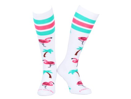 Coolsocks podkolenky Slim Flamingo
