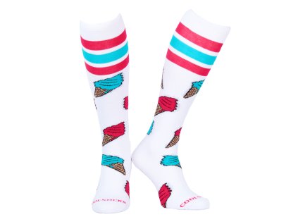 Coolsocks podkolenky Slim Ice cream