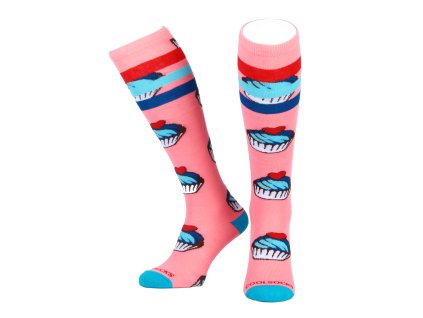 Coolsocks podkolenky Slim- Cupcake