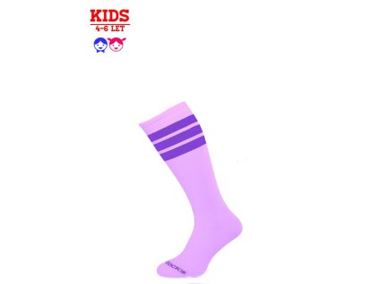 Coolsocks podkolenky Slim PURPLE KIDS (4-6)