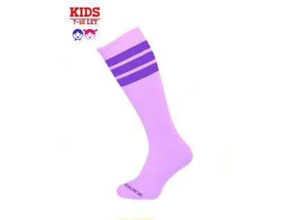 Coolsocks podkolenky Slim PURPLE KIDS (7-10)