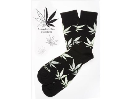 Coolsocks ponožky Black 8660 featured