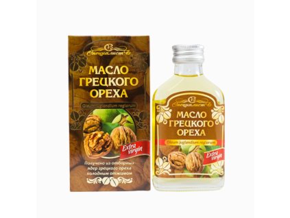 olej z vlašských orechov, za studena lisovaný, panenský
