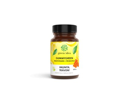 Gummygreen - Multivitamín + probiotiká 60 ks - Green idea