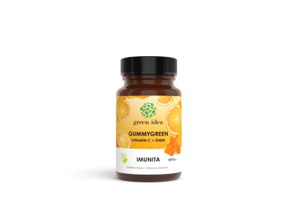 Gummygreen - Vitamín C + Zinok 60 ks - Green idea