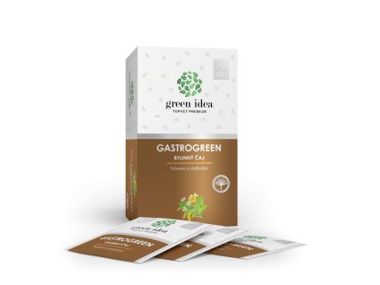 Herbex Gastrogreen - bylinný čaj 20 vrecúšok - Zelená myšlienka