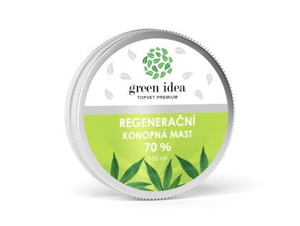 Konopná regeneračná masť 70% 100 ml - Green idea