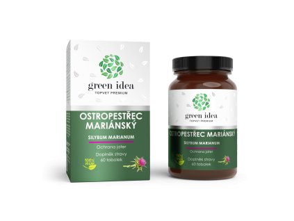 Extrakt z pestreca mariánskeho - kapsuly 60 ks - Green idea