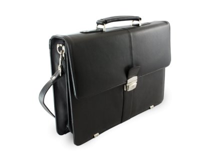 cerna kozena aktovka s prihradkou pro notebook 112 5056 60