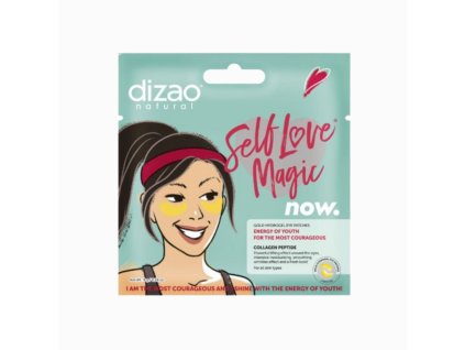 Natural hydrogel eye mask with collagen Gold 8g - Dizao