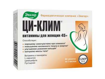 CI KLIM® BIO doplněk stravy (menopauza v rovnováze) 60 tablet Evalar