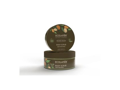 Hloubkově vyživující tělový peeling Organic Argan 300g Ecolatier jpg