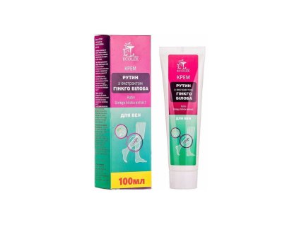 Krém na žíly Rutin s extraktem Ginkgo biloba 100 ml Ecolek 1000x1000