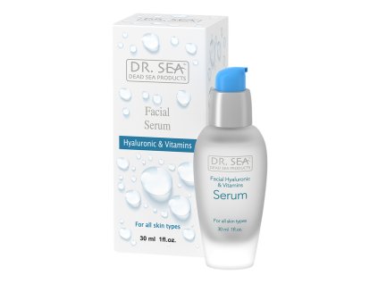 Pleťové sérum s kyselinou hyaluronovou a vitamíny z moře 30ml Dr. Sea png