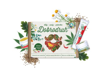 Dárkové balení DOBRODRUH na klouby, svaly a pokožku - Annabis