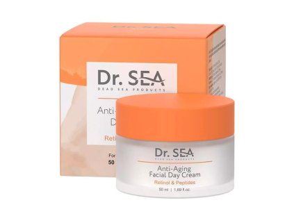 Denní krém proti stárnutí obličeje s retinolem a peptidy 50 ml Dr. Sea