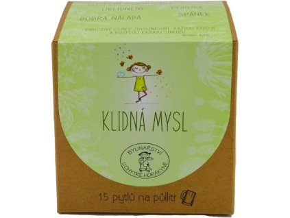 Porcovaný bylinný čaj "Klidná mysl"- 45g (15x3g) - Bylinný obchod U Chytré horákyně