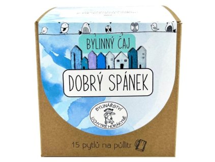 Porcovaný bylinný čaj pro dobrý spánek - 45g (15x3g)- Bylinářství U Chytré horákyně