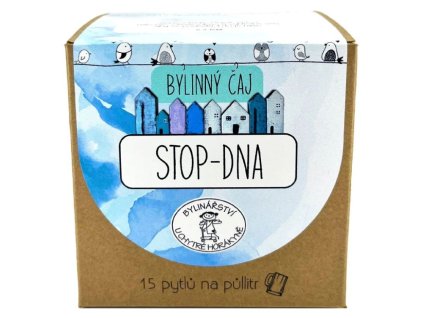 Porcovaný bylinný čaj Stop dně - 45g (15x3g) - Bylinný obchod U Chytré horákyně