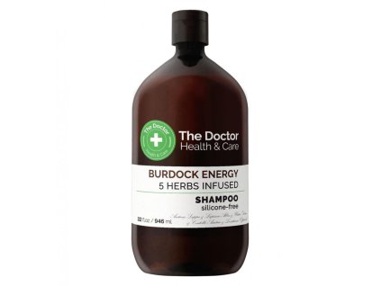 Lopuch Energy 946 ml Šampon proti vypadávání vlasů The Doctor Health & Care