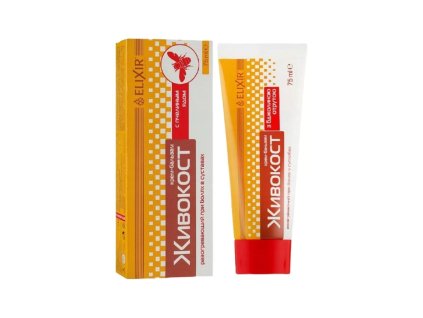 Krém na klouby Živokost v tubě s kostivalem a včelím jedem 75 ml Elixir