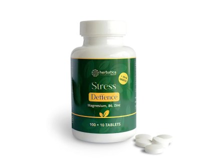 Trio antystresowe – magnez, B6, cynk – 110 tabletek – Herbatica