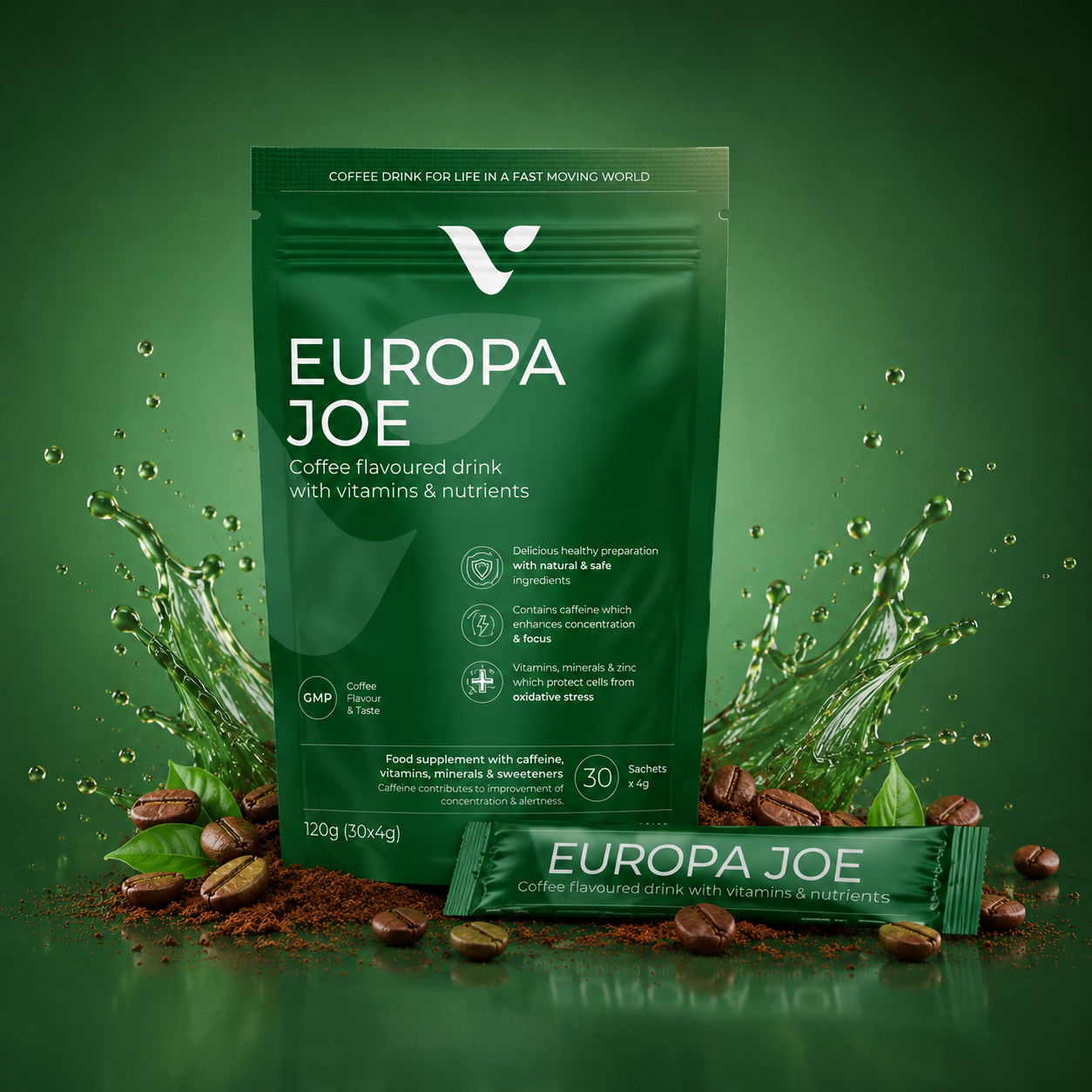 Valentus Europa joe Balenie: 30ks x 5g, Balenie: 0.303030303 káva na hubnutie