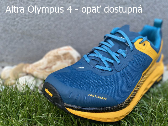 Altra Olympus 4 - trailový titán opäť skladom