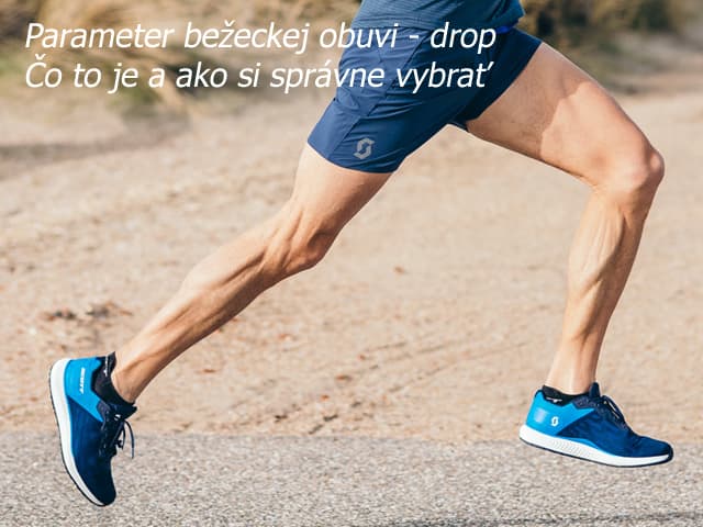 Čo je to drop pri bežeckých teniskách a ako si vybrať