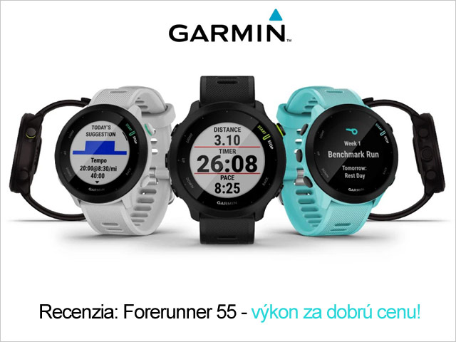 Recenzia - Garmin Forerunner 55, výkon za dobrú cenu!