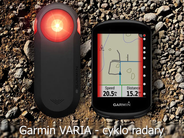 Cyklo radary Garmin Varia zlepšia bezpečnosť na ceste