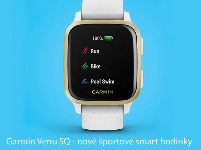 Garmin Venu SQ - nové športové smart hodinky