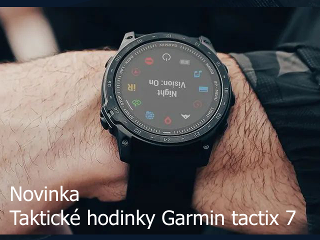 Novinka taktické hodinky Garmin tactix 7