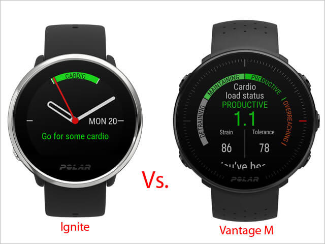 Polar Vantage M vs. Polar Ignite (porovnanie modelov)