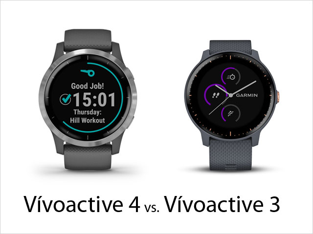 Garmin Vívoactive 4 vs Vívoactive 3 – porovnanie modelov