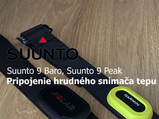 Suunto 9, Suunto 9 Baro, Suunto 9 Peak - Ako pripojiť hrudný snímač tepu