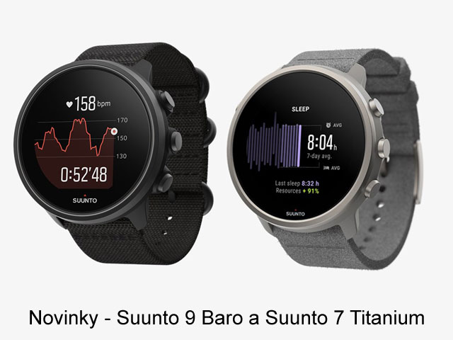 Novinky od Suunto - Suunto 9 Baro Titanium a Suunto 7 Titanium