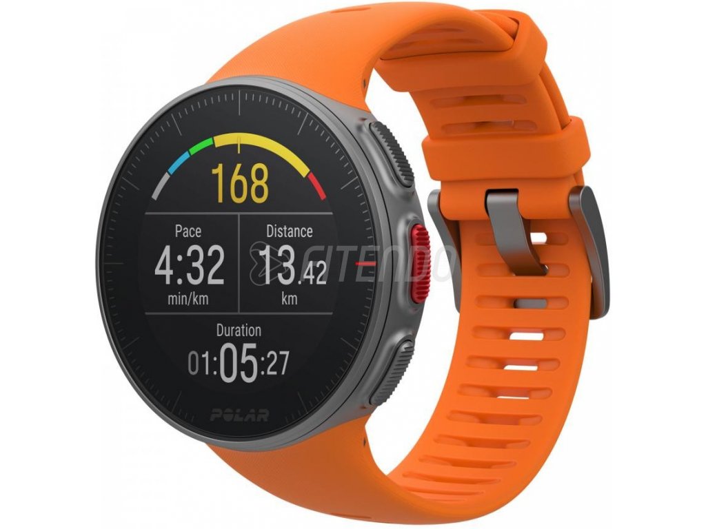 01polar vantage v hr orange