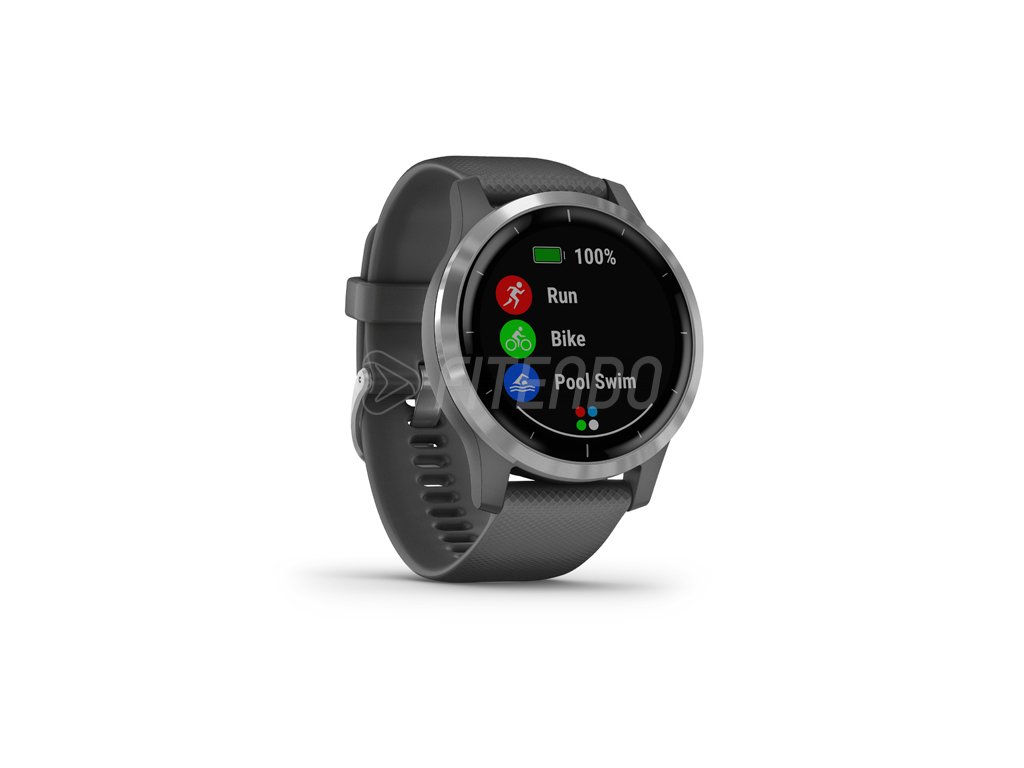 その他 GARMIN - GARMIN VIVOACTIVE 4 SHADOW GRAY/SILVE Garmin vivoactive 4, GPS Smartwatch, Features Music, Body