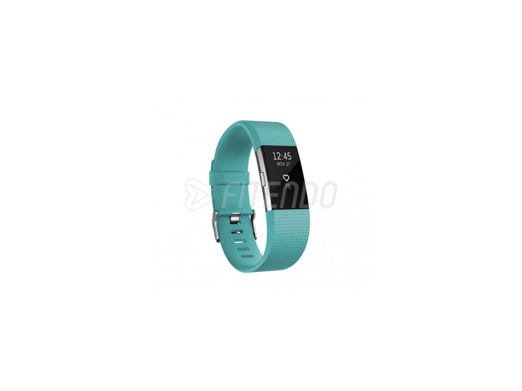Fitbit Charge 2 Teal Silver - Large