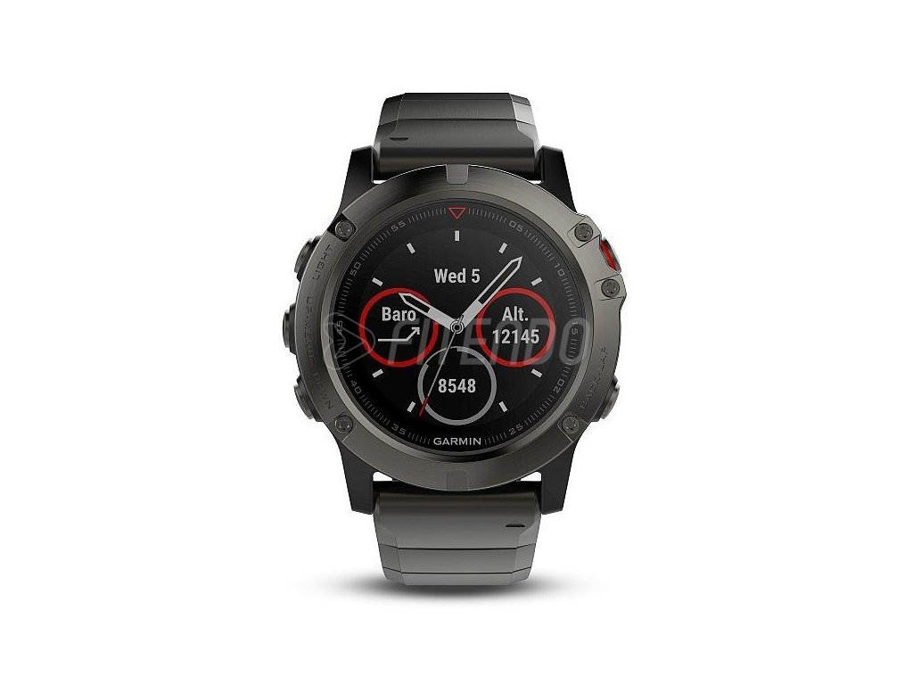 Garmin fénix 5X Sapphire Slate gray, Metal band | Fitendo.sk
