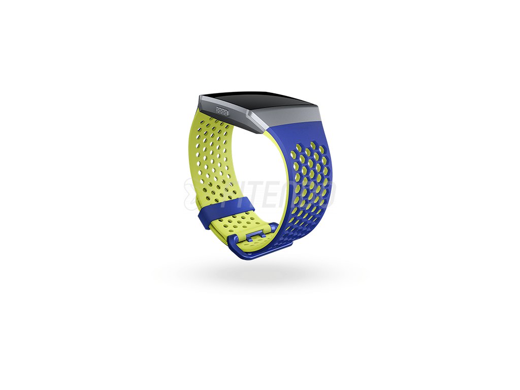 Fitbit Ionic športový remienok Cobalt/Lime - L