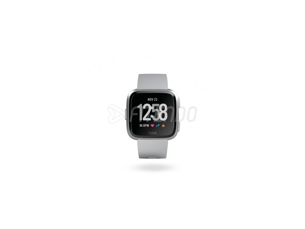 fitbit versa gray silver