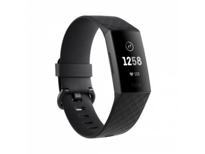 01 Fitbit Charge 3 - Graphite / Black