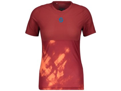 scott damske bezecke tricko kinabalu run merlot camellia 01