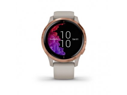 garmin venu light sand rose gold 01