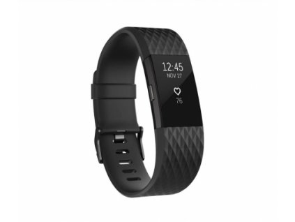 Fitbit Charge 2 Black Gunmetal - Large