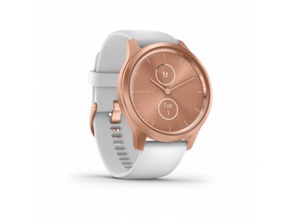 vivomove style rose gold white silicone 01